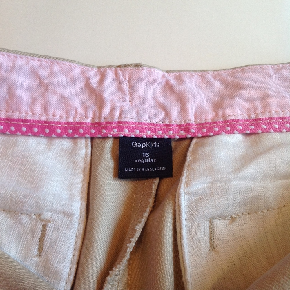 Gap Kids Girls Khaki Uniform Short * Size 16 - Picture 5 of 5